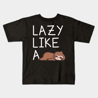 Funny Sloth Kids T-Shirt